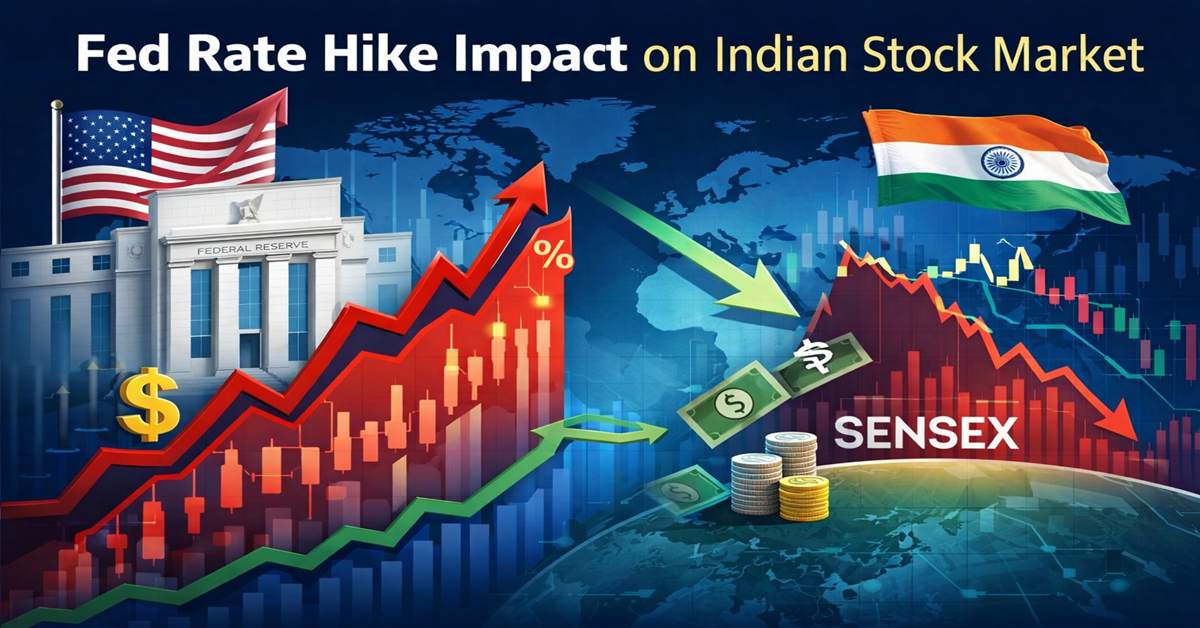 fed rate hike impact on indian stock market